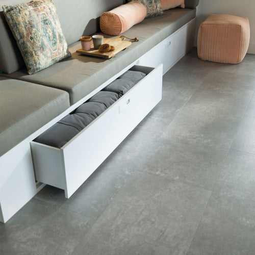 Douwes Dekker - PVC klik Flinke tegel bitterkoek 90,6x44,8 cm