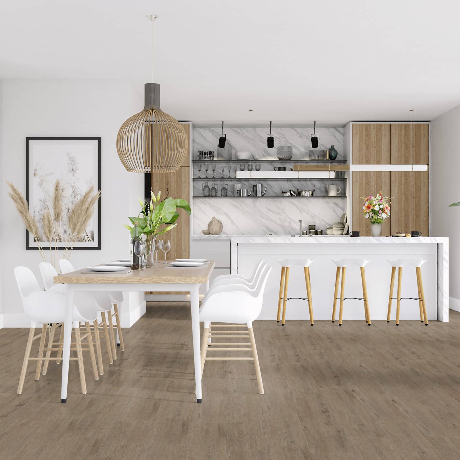 Vivafloors - Eiken 6504 Click PVC