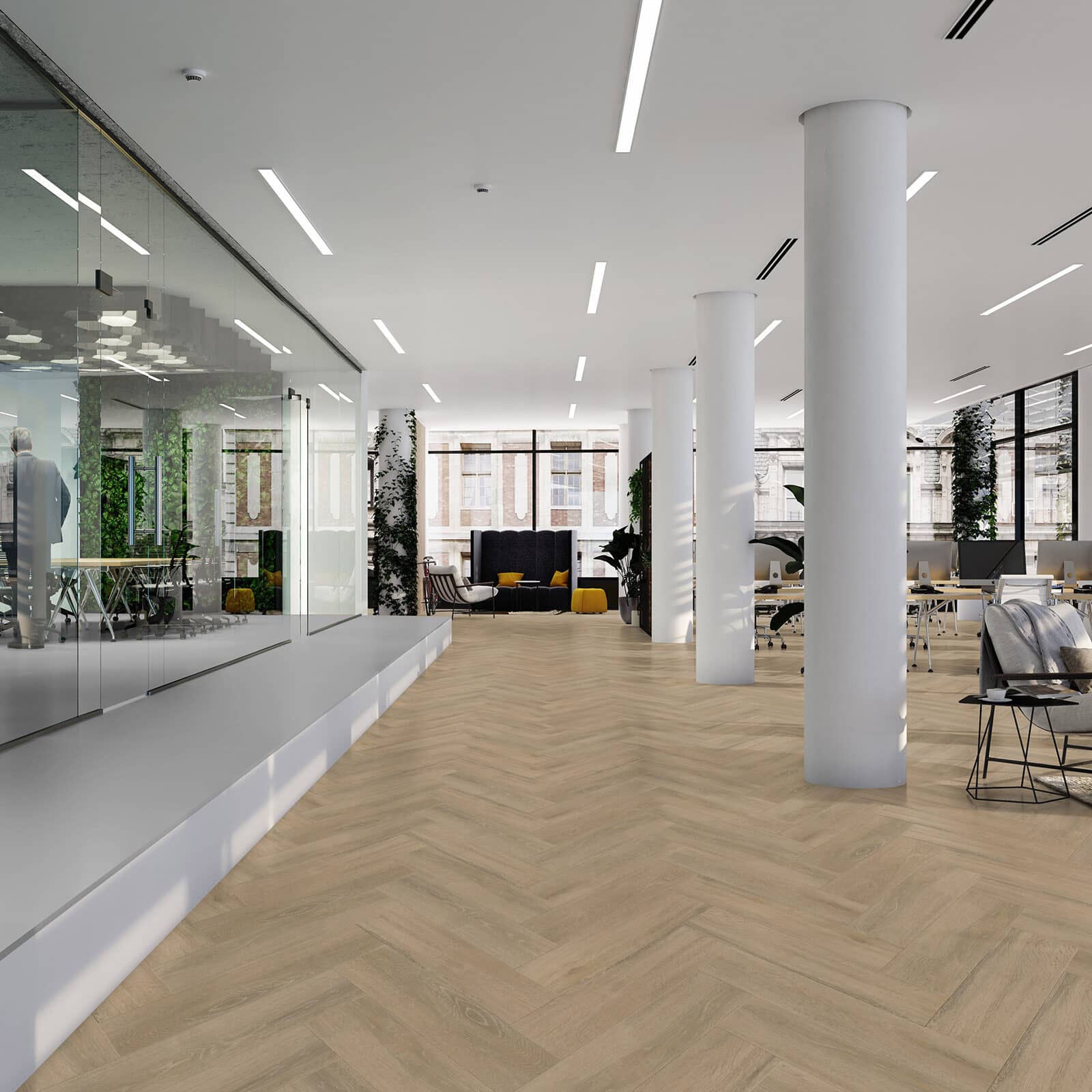 Vivafloors - Visgraat 8360 Click PVC