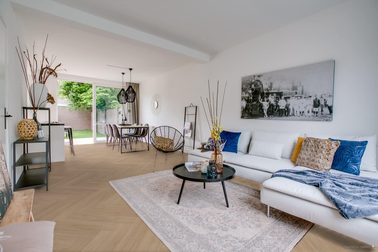 Hoomline - Fusion Superior Dryback Visgraat V4 Gotham Oak Flax